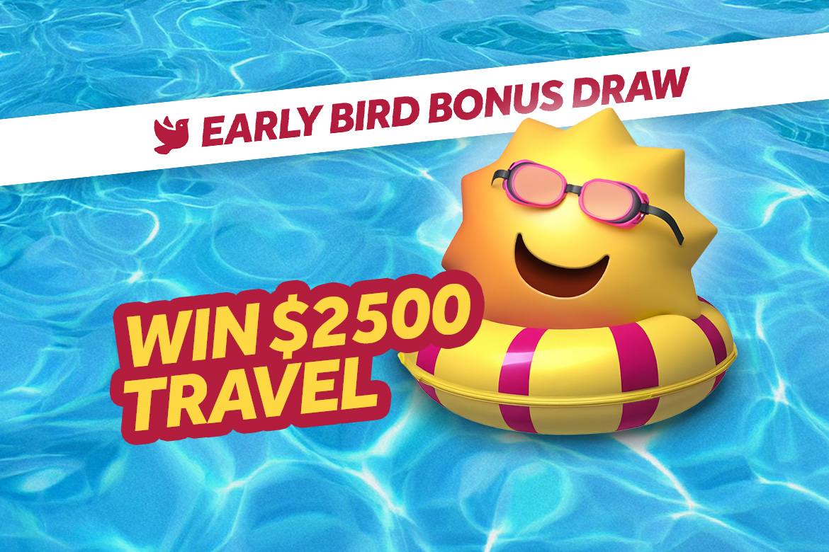 Win a $2500 travel voucher!